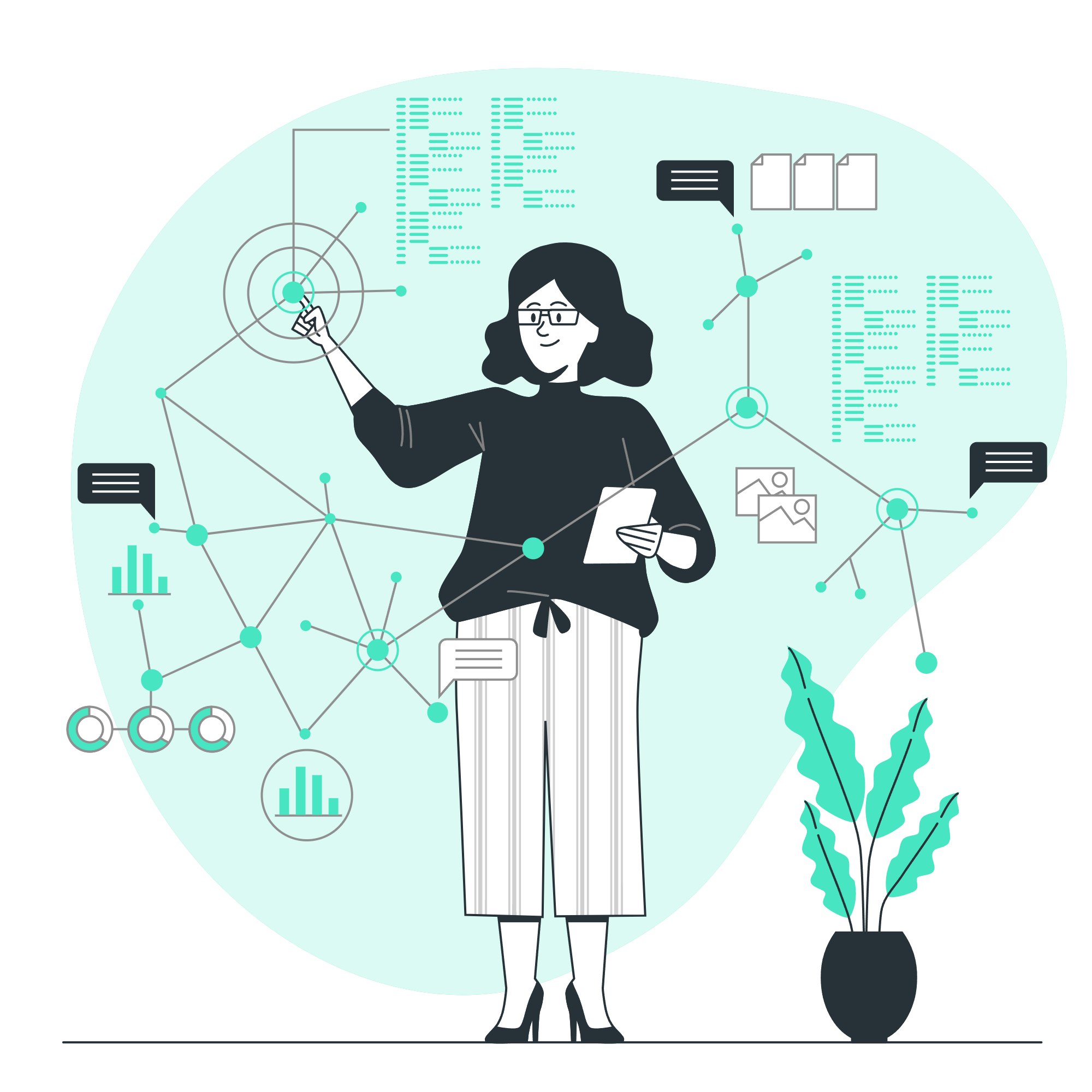 Financial Literacy Illustration